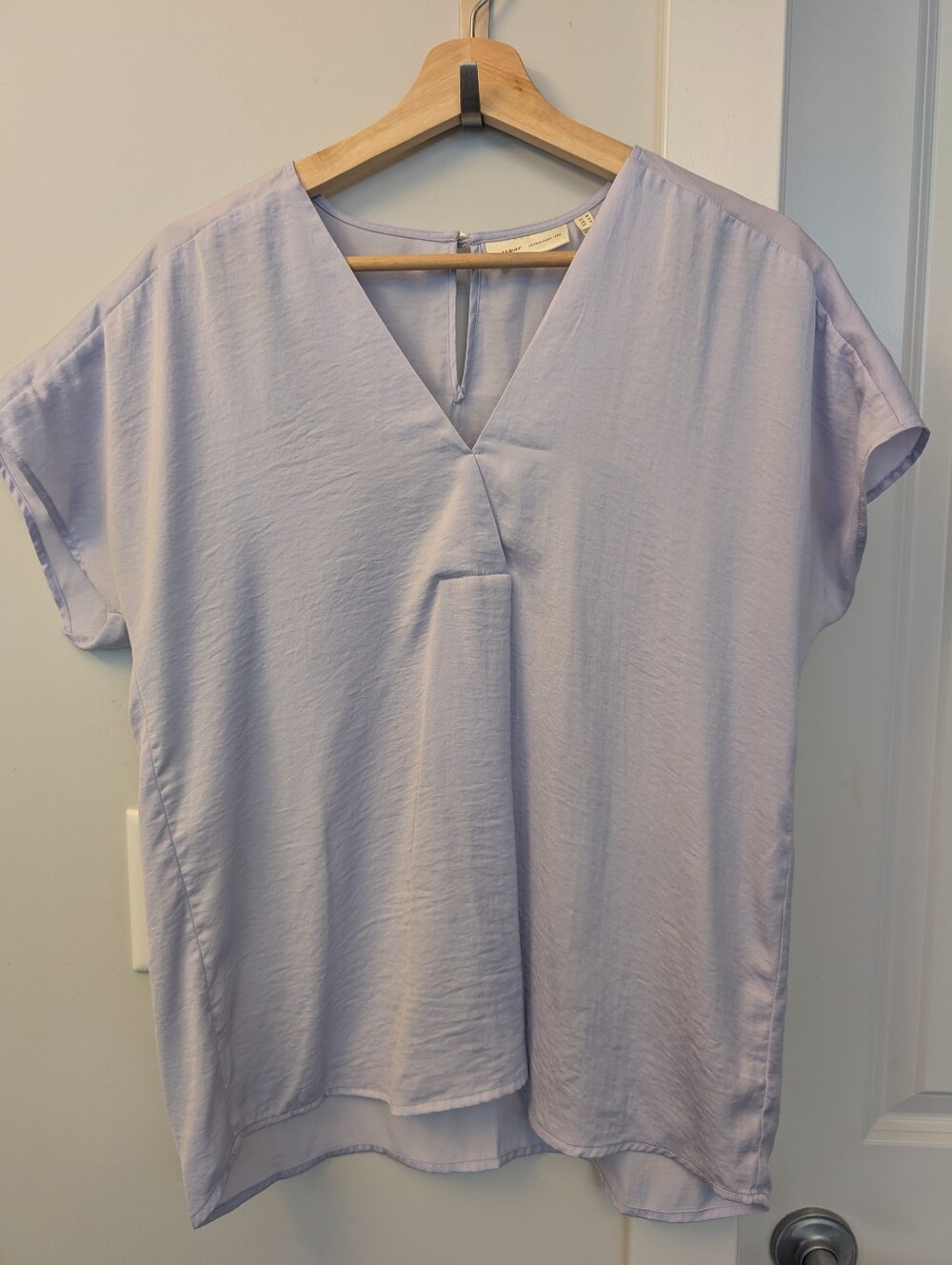InWear Rinda Cross Blouse in Light Lavender, Size 38